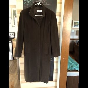 Calvin Klein Rich chocolate brown winter coat